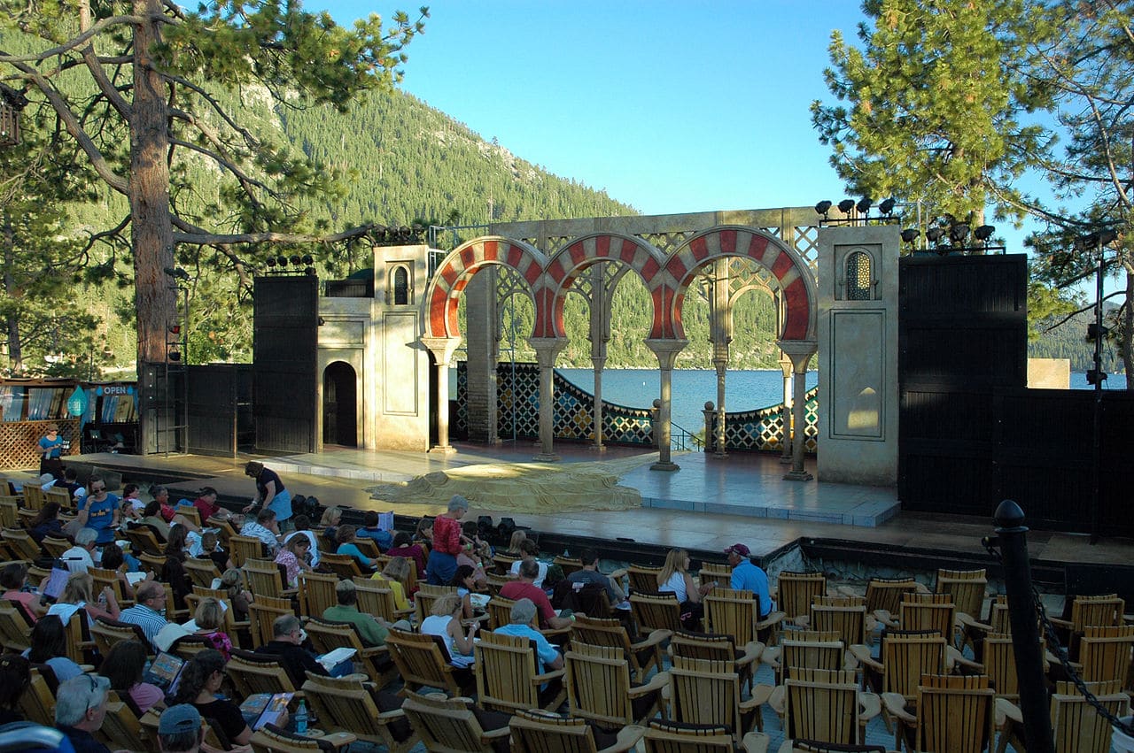Stage at the Lake Tahoe Shakespeare Festival