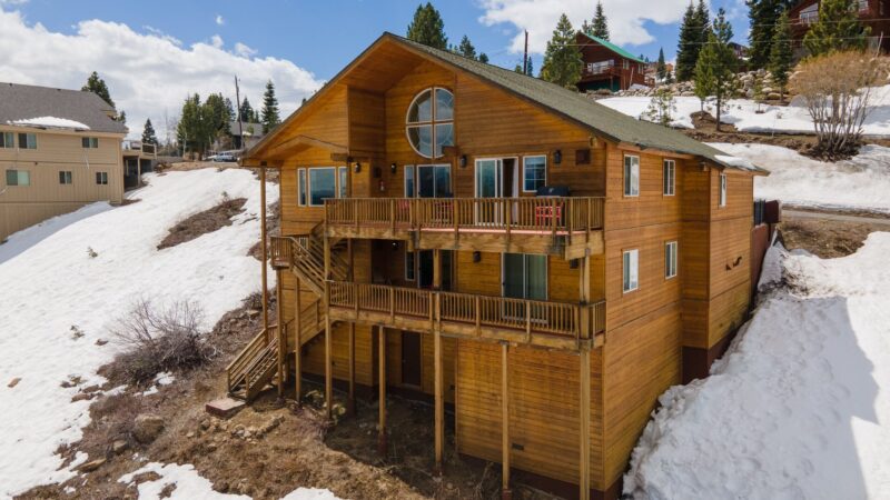 Exterior view of this Tahoe vacation home