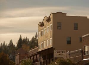 downtown Truckee - historical building 