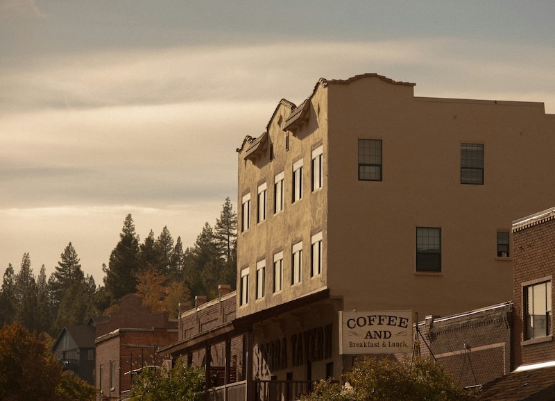downtown Truckee - historical building