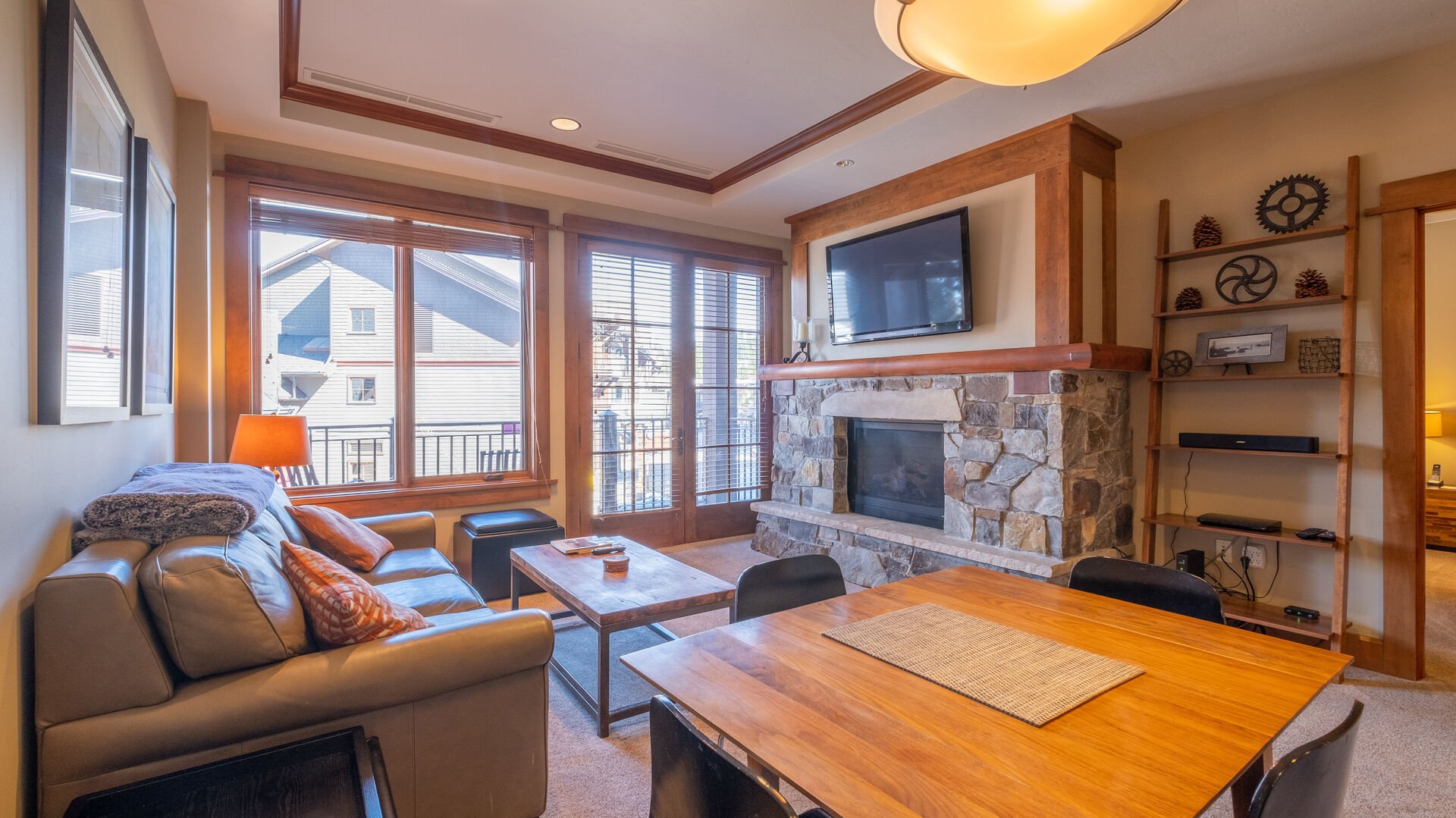 The inside of this Tahoe vacation rental
