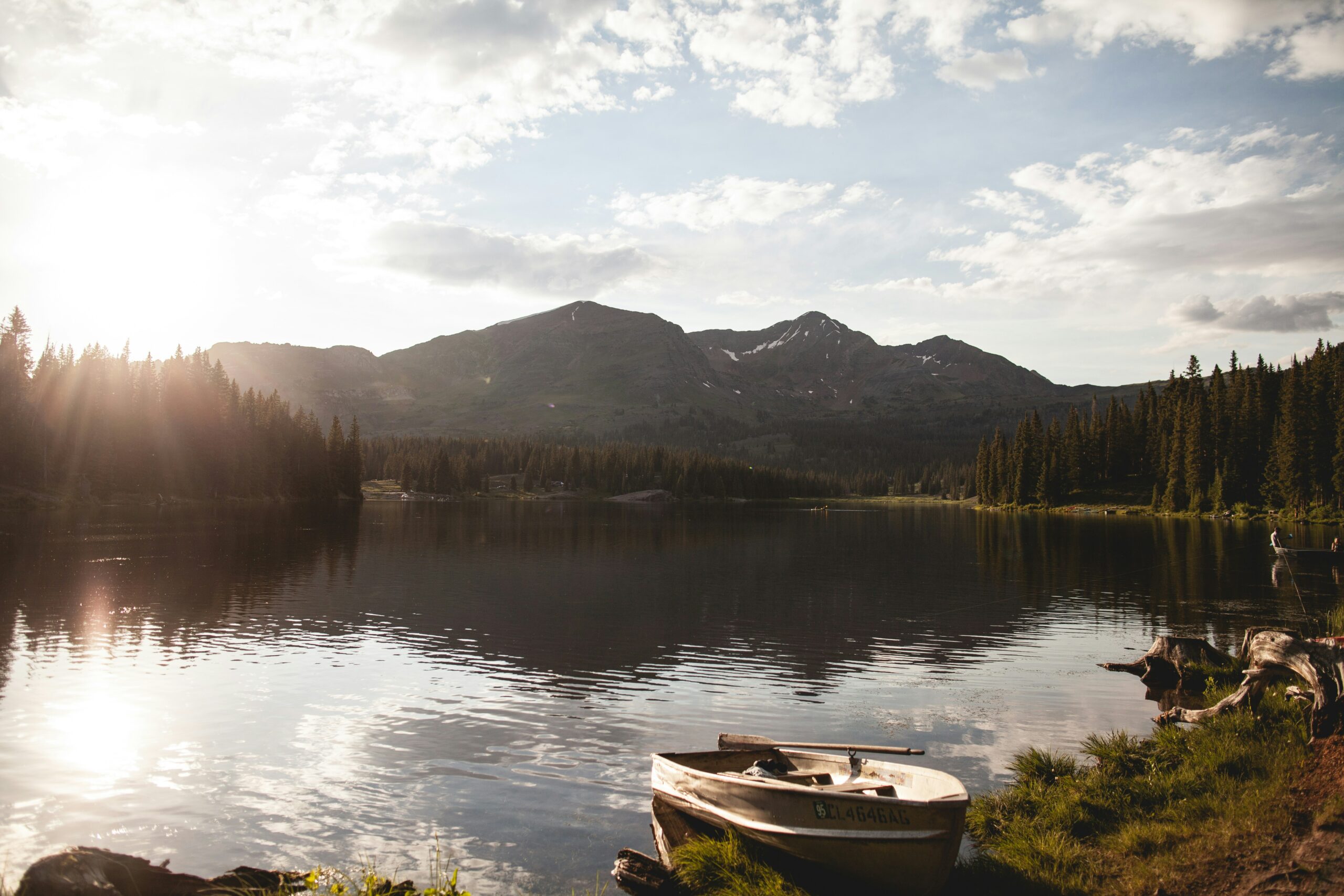 quiet lake at sunrise - hidden lake