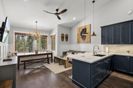 Snowbird Tahoe Getaway interior - upscale short term rental in North Lake Tahoe